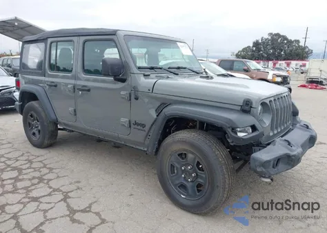 2022 Jeep Wrangler Unlimited Sport 4X4 z USA, uszkodzony, nr VIN 1C4HJXDG8NW126143